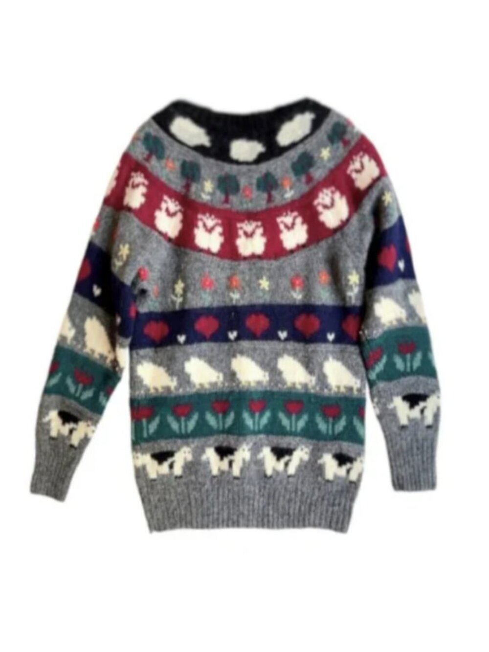 Vintage Deans of Scotland Shetland Wool Sweater